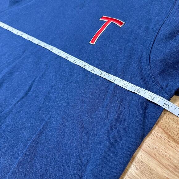 Ted Baker NWT Blue LS Varsity 'T' Sweatshirt Size 6 US XXL Preppy Organic Cotton - Picture 10 of 11